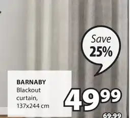 JYSK BARNABY Blackout curtain offer