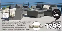 JYSK STAVERN 4 - piece conversation set offer