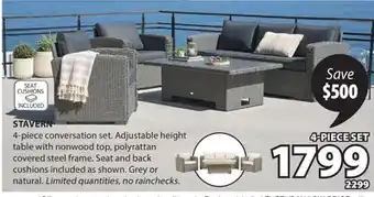 JYSK STAVERN 4 - piece conversation set offer