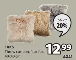 JYSK TAKS Throw cushion offer