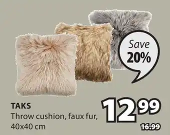 JYSK TAKS Throw cushion offer