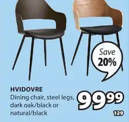 JYSK HVIDOVRE Dining chair offer