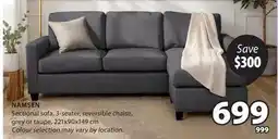JYSK NAMSEN Sectional sofa offer