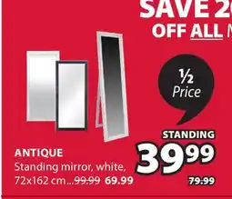 JYSK Antique Standing mirror offer