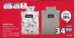 JYSK MONA/ARIA Duvet cover set offer