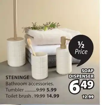 JYSK Steninge Bathroom Accessories offer
