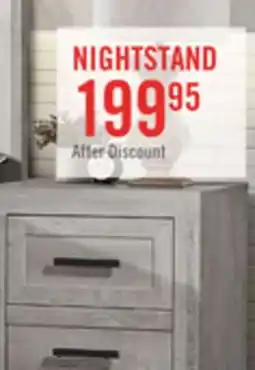 The Brick Lark Bedside 2-Drawer Nightstand, 24W x 26H - Rustic White offer
