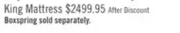 The Brick Stearns & Foster Founders Collection Crystal Palace Pillowtop King Mattress Set offer