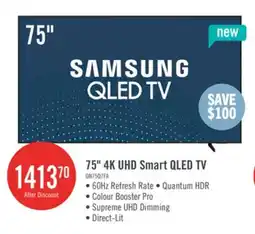 The Brick Samsung 75 Q7F QLED 4K Smart TV with Vision AI offer