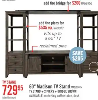 The Brick 60 Madison TV Stand offer
