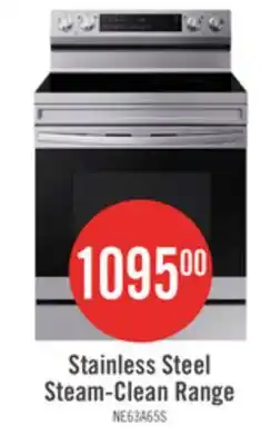 The Brick Samsung 6.3 Cu. Ft. Smart Electric Free Standing Range with Air Fry - Stainless Steel - NE63A6511SS offer