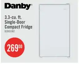 The Brick Danby 18.6 3.3 Cu. Ft. Single-Door Mini Fridge - White - DCR033B2WM offer