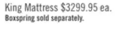 The Brick Tempur-Pedic TEMPUR Support Medium King Mattress offer