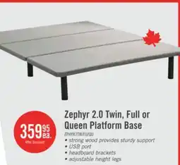 The Brick Zephyr 2.0 Twin Platform Base offer