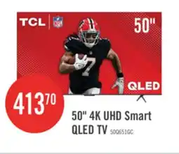 The Brick TCL 50 QLED Pro 4K UHD HDR Pro 60Hz Google Smart TV (50Q651G-CA) offer