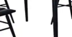 The Brick Astro Dining Table, Tapered Legs, 59.1W - Black offer