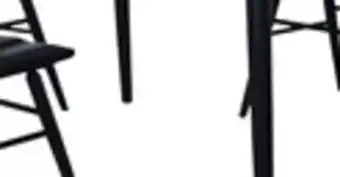 The Brick Astro Dining Table, Tapered Legs, 59.1W - Black offer