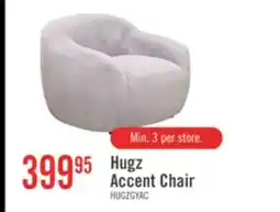 The Brick Hugz 45 Fabric Accent Chair - Grey offer