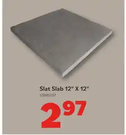 Matériaux Pont Masson Slat Slab 12 x 12 offer