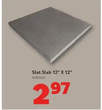 Matériaux Pont Masson Slat Slab 12 x 12 offer