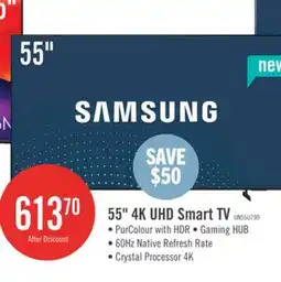 The Brick Samsung 55 U7900F Crystal UHD 4K Smart TV (UN55U7900FFXZC) offer