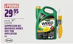 Gagnon - La Grande Quincaillerie SUPPRESSION DES MAUVAISES HERBES AVEC TUBE APPLICATEUR SCOTTS SCOTTS offer