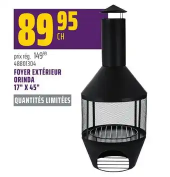 Gagnon - La Grande Quincaillerie FOYER EXTÉRIEUR ORINDA 17 X 45 offer