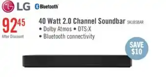 The Brick LG 2.0 CH Bluetooth Dolby Atmos DTS:X Soundbar (SK1.ACANLLK) offer