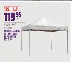 Gagnon - La Grande Quincaillerie ABRI DE JARDIN RÉTRACTABLE ET PORTATIF 10' X 10' offer
