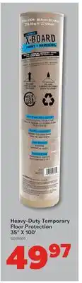Matériaux Pont Masson Heavy-Duty Temporary Floor Protection - 35 x 100' offer