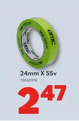 Matériaux Pont Masson Professional Masking Tape Green/Yellow 24mm x 55y offer