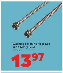 Matériaux Pont Masson Washing Machine Hose Set 3/4 X 60 (2 pack) offer