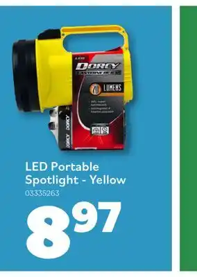 Matériaux Pont Masson Dorcy LED Portable Spotlight-Yellow offer