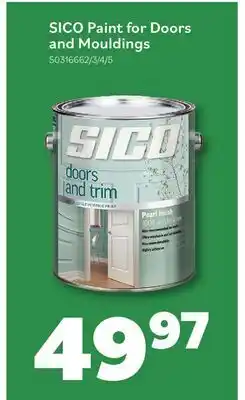 Matériaux Pont Masson SICO Paint for Doors and Mouldings offer