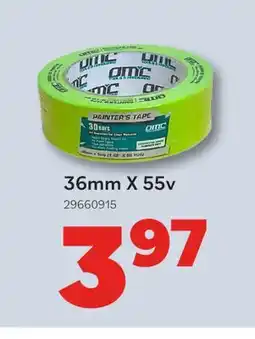 Matériaux Pont Masson Professional Masking Tape Green/Yellow 36mm x 55y offer