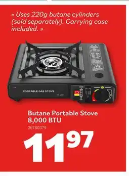 Matériaux Pont Masson Butane Portable Stove 8000 BTU offer