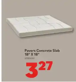 Matériaux Pont Masson Pavers Concrete Slab 18 in. X 18 in offer