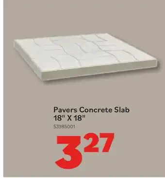 Matériaux Pont Masson Pavers Concrete Slab 18 in. X 18 in offer