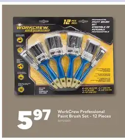 Matériaux Pont Masson WorkCrew Professional Paint Brush Set - 12 Pieces offer