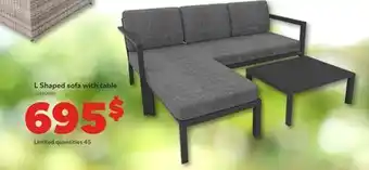 Matériaux Pont Masson L Shaped sofa offer