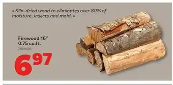Matériaux Pont Masson Firewood - 16-in - 0.75 cu.ft offer