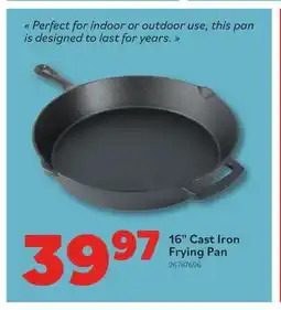 Matériaux Pont Masson 16 Cast Iron Frying Pan offer