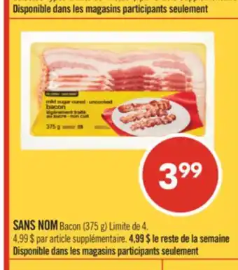 Pharmaprix NO NAME Bacon offer