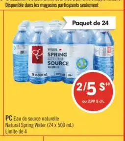 Pharmaprix PC Natural Spring Water offer