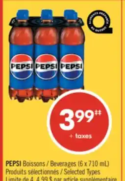 Pharmaprix PEPSI Beverages (6 x 710 mL) offer