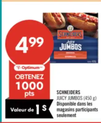 Pharmaprix SCHNEIDERS JUICY JUMBOS offer