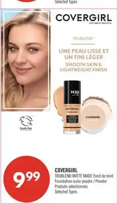 Pharmaprix COVERGIRL TRUBLEND MATTE MADE Foundation or Powder offer