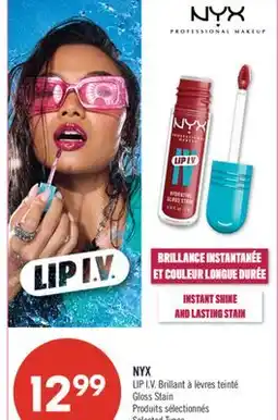 Pharmaprix NYX LIP I.V. Brillant Gloss Stain offer
