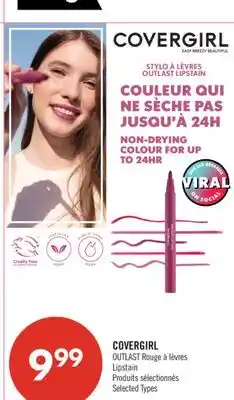 Pharmaprix COVERGIRL OUTLAST Lipstain offer