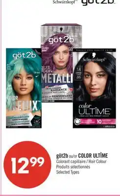 Pharmaprix göt2b or COLOR ULTÎME Hair Colour offer